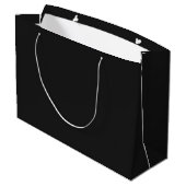 Good Vibes Only colorful black Gift Bag  ラージペーパーバッグ (裏面アングル)