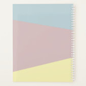 Good Vibes Only Message Colorblock前向きデザイン プランナー手帳 (裏面)