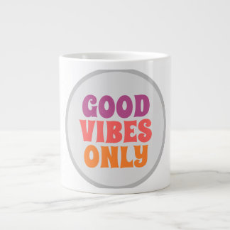 Good vibes only Mug ジャンボコーヒーマグカップ