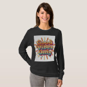 Good Vibes Only Retro Women’s T-Shirt Tシャツ (正面フル)