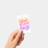 Good Vibes Only Script Badge バッジ (Handheld)