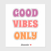 good vibes only sticker シール (シート)