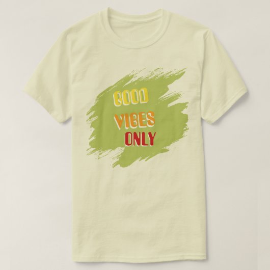 Good Vibes Only Sunshine Mood Graphic Tee Tシャツ (デザイン正面)