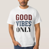 Good vibes only t-shirt  tシャツ (正面)