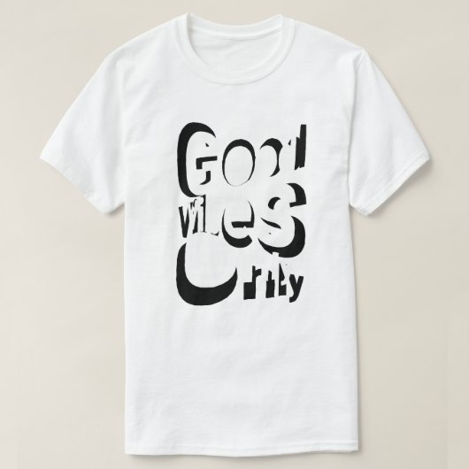 Good Vibes Only T-Shirt Tシャツ (デザイン正面)