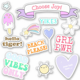 Good Vibes Only - VSCO Girls シール