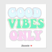 Good Vibes Only - VSCO Girls Contour シール (シート)