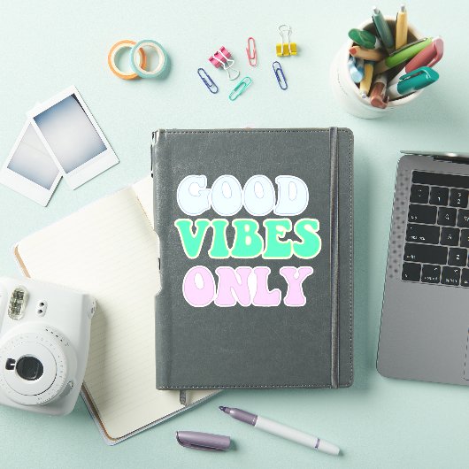 Good Vibes Only - VSCO Girls Contour シール (iPadカバー)