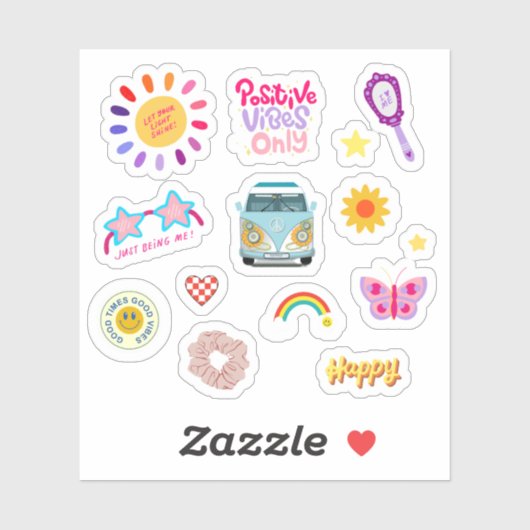 Good Vibes Only - VSCO Pack of Sticker シール (シート)