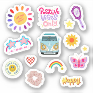 Good Vibes Only - VSCO Pack of Sticker シール