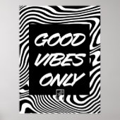 Good Vibes Only. Wall Art. ポスター (正面)
