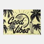 "GOOD Vibes" Outdoor-Indoor Rug ドアマット (正面)