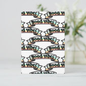 Good Vibes Peace Love Banner 招待状 (スタンド正面)