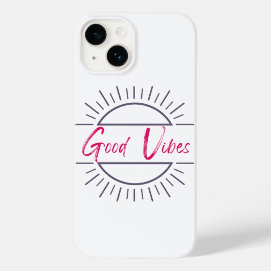 Good Vibes Phone Case Case-Mate iPhoneケース (裏面)