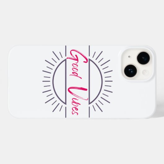 Good Vibes Phone Case Case-Mate iPhoneケース (裏面 (横))