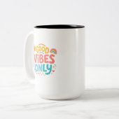 Good vibes Rainbow Coffee Mug ツートーンマグカップ (正面左)