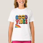 Good Vibes: Rainbow Edition Tシャツ (正面)