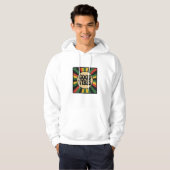 Good Vibes Retro Reggae Sweatshirt パーカ (正面フル)