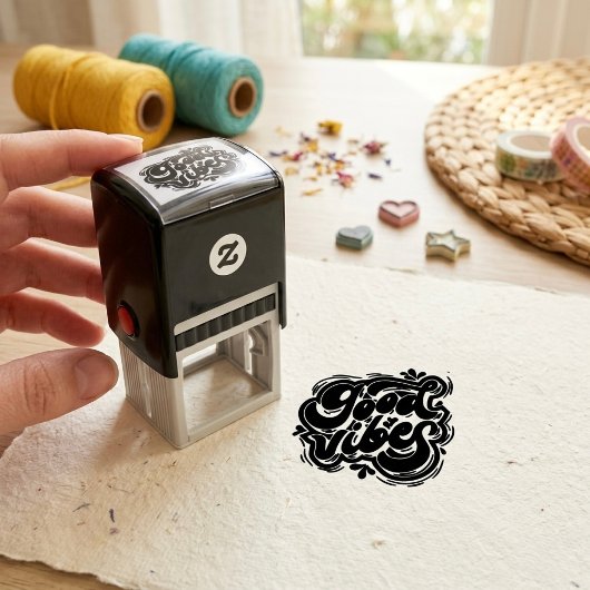 Good Vibes Self-inking Stamp セルフインキングスタンプ