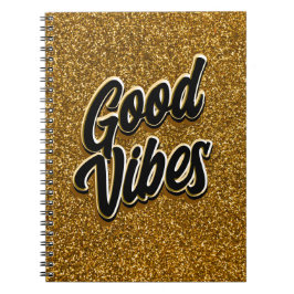 Good Vibes Spiral Notebook ノートブック