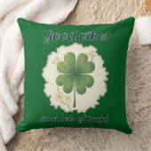 Good Vibes St Patrick’s Day Shirt – almofada クッション (ブランケット)