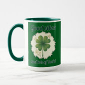 Good Vibes St Patrick’s Day Shirt – caneca マグカップ (左)