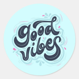 Good Vibes Sticker ラウンドシール