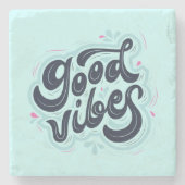 Good Vibes Stone Coaster ストーンコースター (正面)