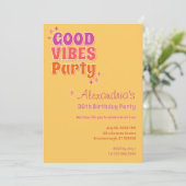 Good Vibes Summer 30th Birthdayパーティー 招待状 (スタンド正面)