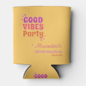 Good Vibes Summer 30th Birthday Partyの特典 缶クーラー (正面)