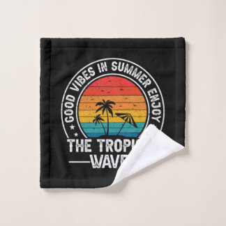Good Vibes Summer Tropical Waves-64107 ウォッシュタオル