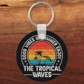 Good Vibes Summer Tropical Waves-64107 キーホルダー (裏面)