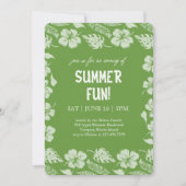 Good Vibes & Sunshine Summer Party 招待状 (正面)