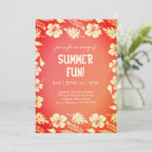 Good Vibes & Sunshine Summer Party 招待状 (スタンド正面)