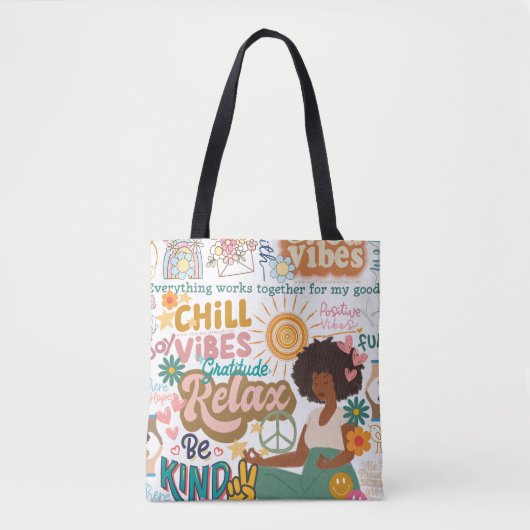 Good Vibes Tote トートバッグ (正面)