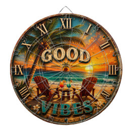 Good Vibes Tropical Beach ダーツボード