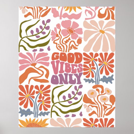Good Vibes Wall Art Poster ポスター (正面)