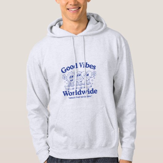 Good Vibes Worldwide Hoodie パーカ (正面)