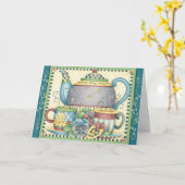 Good Visit – グリーティングカード (黄色い花)