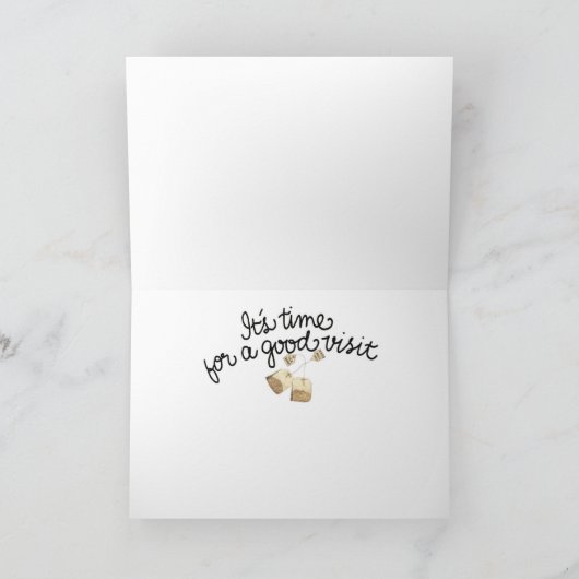Good Visit – グリーティングカード (内部)