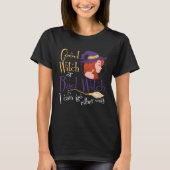 Good Witch Bad Witch Can Go Either Way Halloween f Tシャツ (正面)