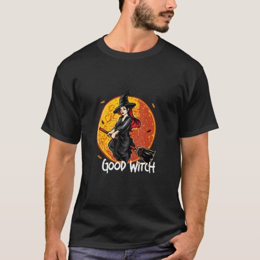 Good Witch Halloween Witch Enthusiast Witchery Tシャツ (正面)