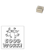 GOOD WORK GEESE ゴム印 (押印)