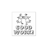 GOOD WORK GEESE ゴム印 (インプリント)