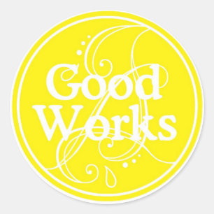 Good Worksステッカー ラウンドシール