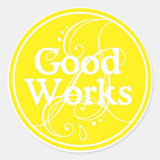 Good Worksステッカー ラウンドシール