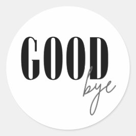 Goodbye ラウンドシール