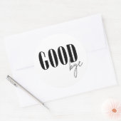 Goodbye ラウンドシール (封筒)