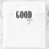 Goodbye ラウンドシール (バッグ)