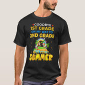 Goodbye 1st Grade Graduation To 2nd Grade Hello Su Tシャツ (正面)